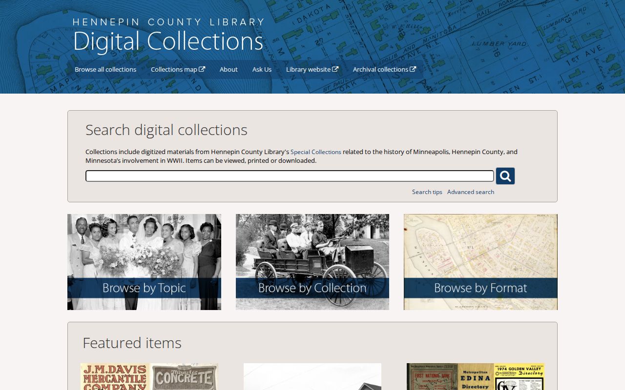 Brooklyn Park city directory research through HCLIB digitized directories