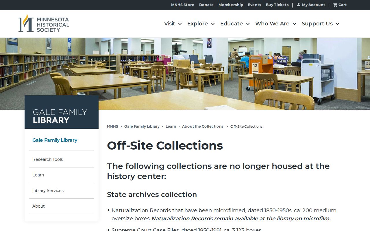 Brooklyn Park previous residents archive research through Minnesota State Archives off-site collections
